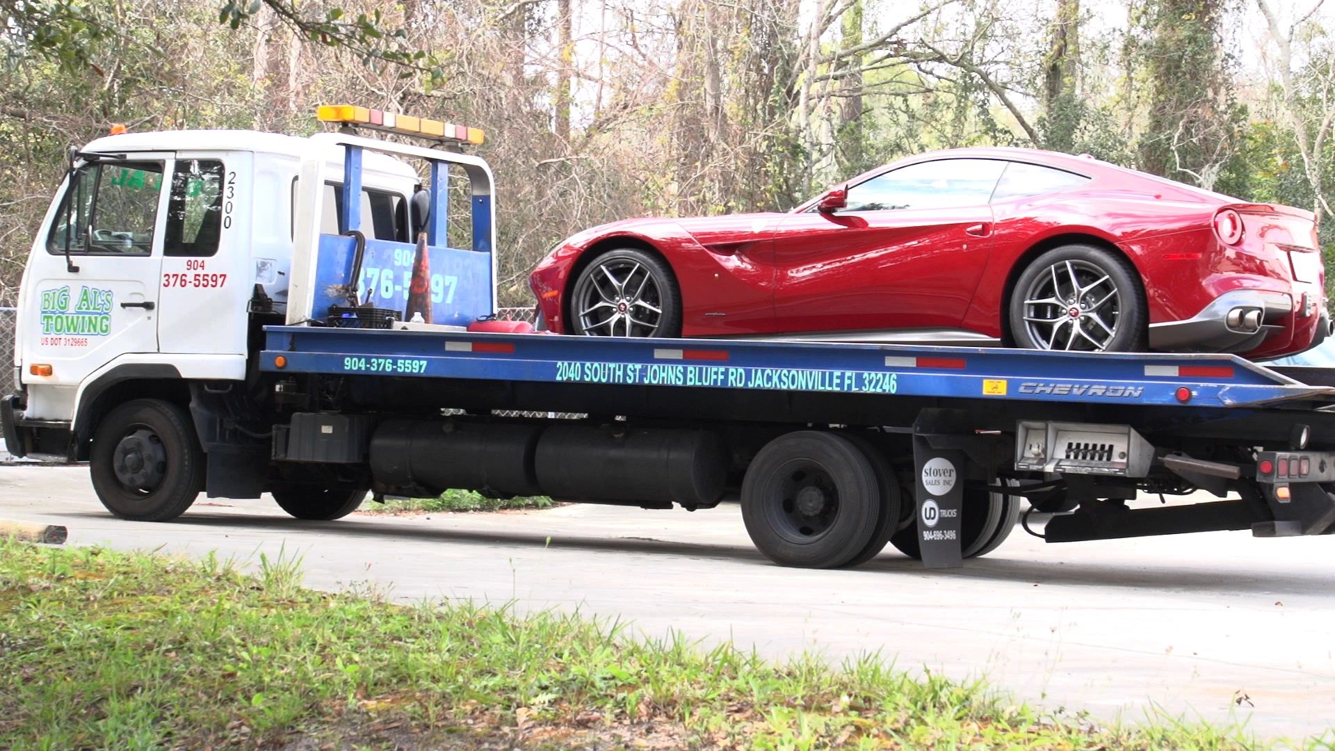 Exotic Car Towing Big Al's Flatbed Towing Jacksonville Florida